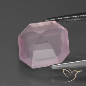 Rose Quartz Gemstone in 11 x 11 mm (calibrated) Size for Sale, Rose Quartz Stone in Rose Pink Color