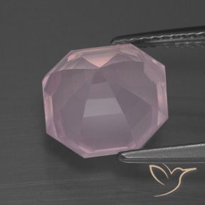 Rose Quartz Gemstone in 10 x 10 mm (calibrated) Size for Sale, Rose Quartz Stone in Rose Pink Color