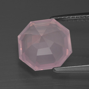Rose Quartz Gemstone in 10 x 10 mm (calibrated) Size for Sale, Rose Quartz Stone in Medium Pink Color