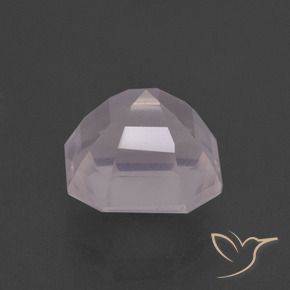 Rose Quartz Gemstone in 9 x 9 mm (calibrated) Size for Sale, Rose Quartz Stone in Very Light Rose Pink Color