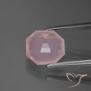 Rose Quartz Gemstone in 10 x 10 mm (calibrated) Size for Sale, Rose Quartz Stone in Vivid Pink Color