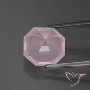 Rose Quartz Gemstone in 10 x 10 mm (calibrated) Size for Sale, Rose Quartz Stone in Bubblegum Pink Color
