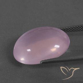 Rose Quartz Gemstone in 18.3 x 14.2 mm Size for Sale, Rose Quartz Stone in Light Pink Color
