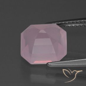 Rose Quartz Gemstone in 9.6 x 9.2 mm Size for Sale, Rose Quartz Stone in Medium Pink Color