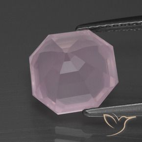 Rose Quartz Gemstone in 9.5 x 9.4 mm Size for Sale, Rose Quartz Stone in Light Pink Color