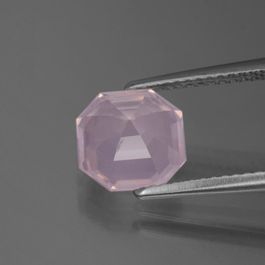 Rose Quartz Gemstone in 8.4 x 8.3 mm Size for Sale, Rose Quartz Stone in Light Pink Color