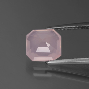 Rose Quartz Gemstone in 8.4 x 8.3 mm Size for Sale, Rose Quartz Stone in Light Pink Color