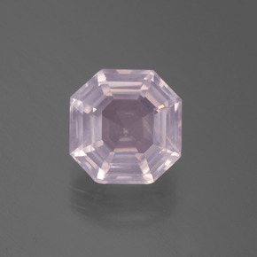 Light Cherry Pink Розовый Кварц Камень - 2.6ct Огранка Ашер (ID: 395289)