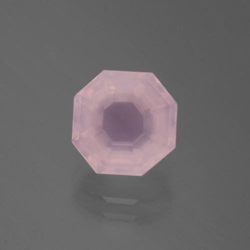 hellrose-rosa Rosenquarz Edelstein - 2.6ct Asscher Schliff (ID: 395290)