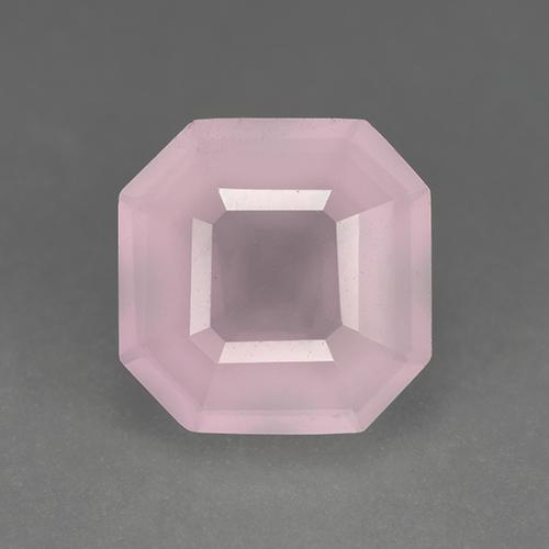 Светло-розовый Розовый Кварц Камень - 3ct Огранка Ашер (ID: 395294)
