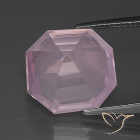 Rose Quartz Gemstone in 14 x 14 mm (calibrated) Size for Sale, Rose Quartz Stone in Bubblegum Pink Color