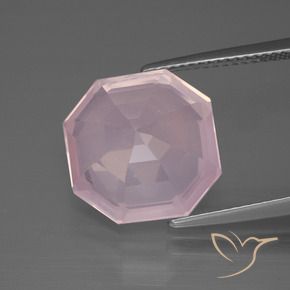 Rose Quartz Gemstone in 13 x 13 mm (calibrated) Size for Sale, Rose Quartz Stone in Light Pink Color