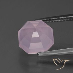 Rose Quartz Gemstone in 10 x 10 mm (calibrated) Size for Sale, Rose Quartz Stone in Bubblegum Pink Color