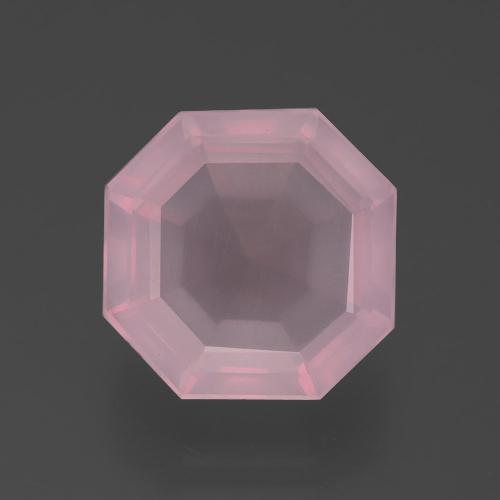 Rose Quartz Rose gemme - 5.3ct Taille Asscher (ID: 397294)