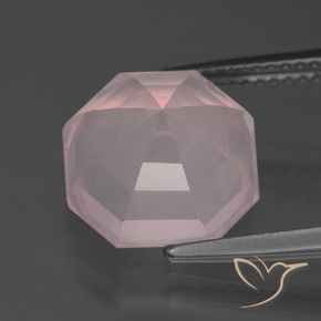 Rose Quartz Gemstone in 11 x 11 mm (calibrated) Size for Sale, Rose Quartz Stone in Rose Pink Color