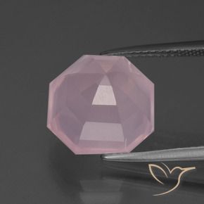 Rose Quartz Gemstone in 12 x 12 mm (calibrated) Size for Sale, Rose Quartz Stone in Rose Pink Color
