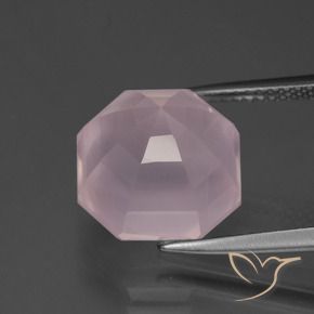 Rose Quartz Gemstone in 12 x 12 mm (calibrated) Size for Sale, Rose Quartz Stone in Bubblegum Pink Color
