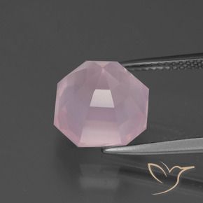 Rose Quartz Gemstone in 11 x 11 mm (calibrated) Size for Sale, Rose Quartz Stone in Bubblegum Pink Color