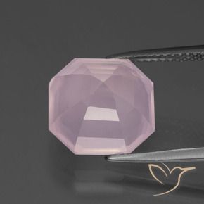 Rose Quartz Gemstone in 12 x 12 mm (calibrated) Size for Sale, Rose Quartz Stone in Bubblegum Pink Color