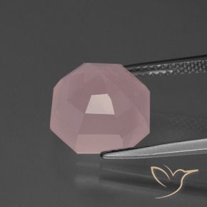 Rose Quartz Gemstone in 11 x 11 mm (calibrated) Size for Sale, Rose Quartz Stone in Medium Pink Color