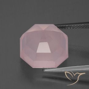 Rose Quartz Gemstone in 14 x 14 mm (calibrated) Size for Sale, Rose Quartz Stone in Medium Pink Color