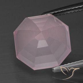 Rose Quartz Gemstone in 12 x 12 mm (calibrated) Size for Sale, Rose Quartz Stone in Bubblegum Pink Color