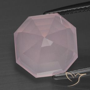 Rose Quartz Gemstone in 13 x 13 mm (calibrated) Size for Sale, Rose Quartz Stone in Rose Pink Color
