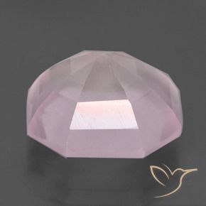 Rose Quartz Gemstone in 15 x 15 mm (calibrated) Size for Sale, Rose Quartz Stone in Light Pink Color
