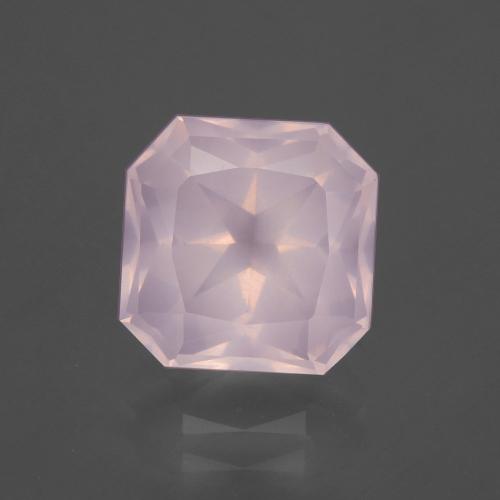 hellrosa Rosenquarz Edelstein - 3.5ct Oktagon Scheren Schliff (ID: 400676)