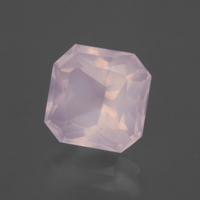 3.53 ct Pink Rose Quartz Stone, Natural Rose Quartz in Octagon / Scissor Cut Shape for Sale