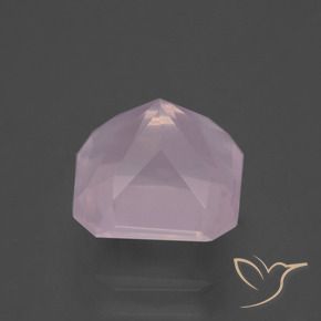 Rose Quartz Gemstone in 9.4 x 9.4 mm Size for Sale, Rose Quartz Stone in Light Pink Color