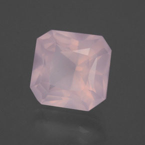 4.15 ct Pink Rose Quartz Stone, Natural Rose Quartz in Octagon / Scissor Cut Shape for Sale