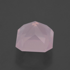 Rose Quartz Gemstone in 9.6 x 9.5 mm Size for Sale, Rose Quartz Stone in Light Rose Pink Color