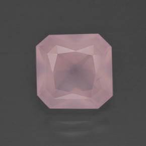 3.91 ct Pink Rose Quartz Gemstone, Rose Quartz Gem in Octagon / Scissor Cut Shape for Sale.