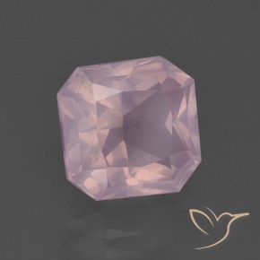 4.71 ct Pink Rose Quartz Stone, Natural Rose Quartz in Octagon / Scissor Cut Shape for Sale
