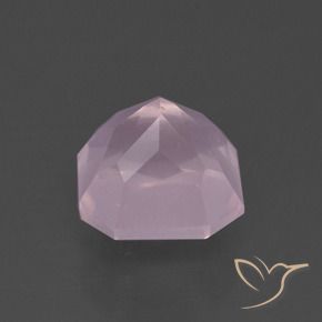Rose Quartz Gemstone in 9.6 x 9.5 mm Size for Sale, Rose Quartz Stone in Light Pink Color