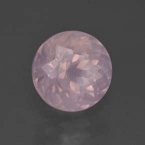 5.04 ct Pink Rose Quartz Stone, Natural Rose Quartz in Round Petal Cut Shape for Sale