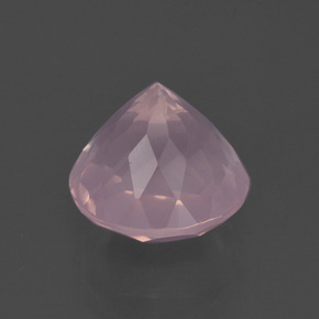 Rose Quartz Gemstone in 10.4 mm Size for Sale, Rose Quartz Stone in Medium Rose Pink Color