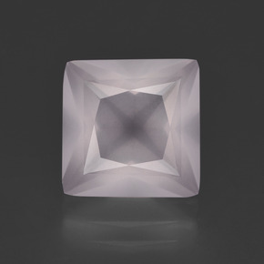 4.1ct Princess-Cut Pink Rose Quartz for sale thumb image of 4.1ct Princess-Cut Pink Rose Quartz (ID: 400736)