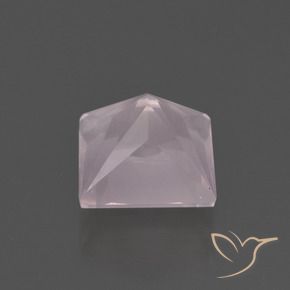 Rose Quartz Gemstone in 10 x 10 mm (calibrated) Size for Sale, Rose Quartz Stone in Light Pink Color