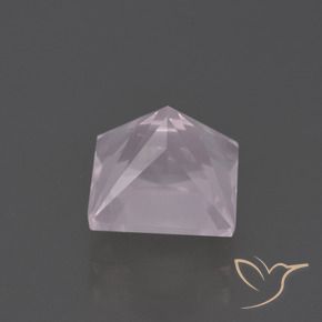Rose Quartz Gemstone in 9.5 x 9.4 mm Size for Sale, Rose Quartz Stone in Light Pink Color