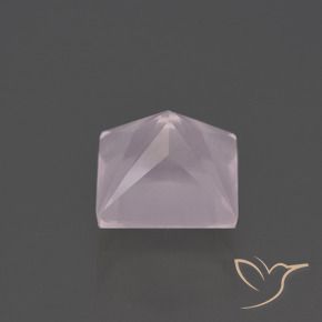 Rose Quartz Gemstone in 9 x 9 mm (calibrated) Size for Sale, Rose Quartz Stone in Light Rose Pink Color