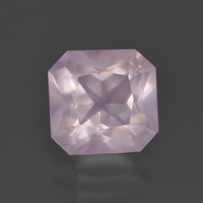 2.77 ct Pink Rose Quartz Gemstone, Rose Quartz Gem in Octagon / Scissor Cut Shape for Sale.