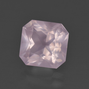 2.77 ct Pink Rose Quartz Stone, Natural Rose Quartz in Octagon / Scissor Cut Shape for Sale