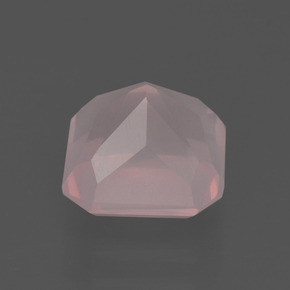 Rose Quartz Gemstone in 8.2 x 8.1 mm Size for Sale, Rose Quartz Stone in Light Rose Pink Color