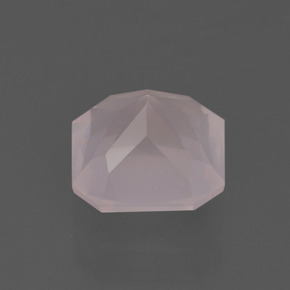 Rose Quartz Gemstone in 8 x 7.9 mm Size for Sale, Rose Quartz Stone in Light Rose Pink Color