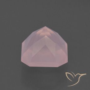 Rose Quartz Gemstone in 9.5 x 9.5 mm Size for Sale, Rose Quartz Stone in Medium Pink Color