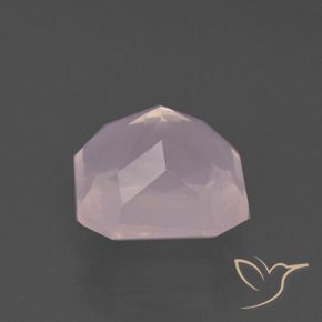Rose Quartz Gemstone in 10 x 10 mm (calibrated) Size for Sale, Rose Quartz Stone in Light Rose Pink Color