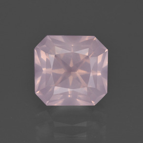 Bubblegum Pink Rose Quartz Gem - 3.6ct Octagon / Scissor Cut (ID: 400801)