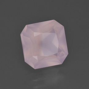 4.05 ct Pink Rose Quartz Stone, Natural Rose Quartz in Octagon / Scissor Cut Shape for Sale